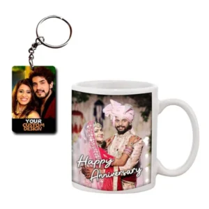 Personalized Photo Key Ring mug with Key Ring