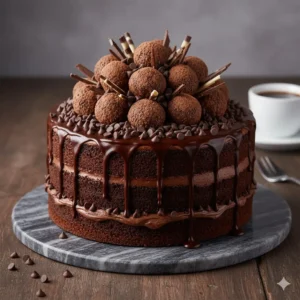 Choco Chip Truffle Cake